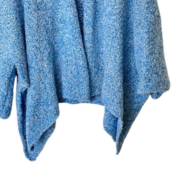 Free‎ People BFF Cardigan XS Boho Wrap Soft Boucle Knit Blue - Picture 11 of 12